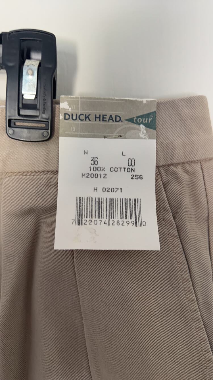 DUCK HEAD Men's Chino Shorts, Vintage Wash, 36 Regular